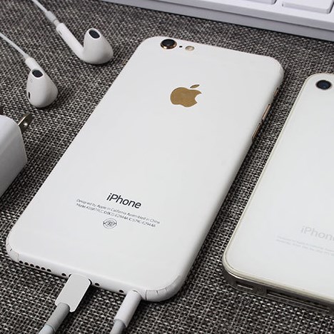 白色紀念版蘋果7/7plus手機貼紙iphone6全包改色膜6plus保護背膜